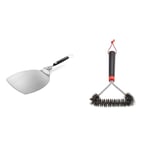 Weber Accessoire Barbecue 6691 Pelle à Pizza & 12" Three-Sided Grill Brush