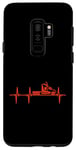 Coque pour Galaxy S9+ Trucker Heartbeat Truck Driver Heartbeat