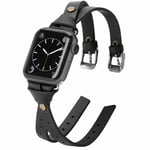 Womens Leather Band Strap for Apple Watch Series 9 8 7 6543 iWatch SE 41/45/49mm