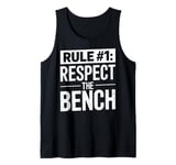 Gym Rules Respect Bench Funny Fitness Workout Motivation Tank Top