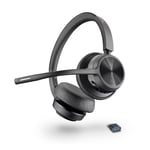 Poly Voyager 4320 UC Wireless Headset - Stereo Headphones w/Noise-Canceling Boom