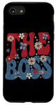 Coque pour iPhone SE (2020) / 7 / 8 The Boss – The Real Boss Fleurs assorties pour couple