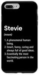 Coque pour iPhone 7 Plus/8 Plus Stevie Définition du nom Dictionnaire amusant