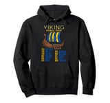 Viking World Tour Swedish Viking Ship Longship Vikings Pullover Hoodie