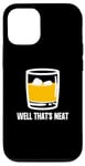 Coque pour iPhone 15 Pro Well That's Neat Drôle Whisky Bourbon Boisson alcoolisée