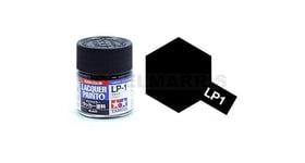 Tamiya LP-1 Gloss Black Paint 10 Ml - Tamiya - LP-1