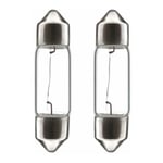 2x Ampoule navette 6V 3W 8x31mm SV7 universelle voiture éclairage lumière maison