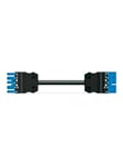 Winsta Interconnecting cable 3m hf eca socket/plug blue