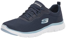 Skechers Femme Flex Appeal 4.0-Brilliant Vie Basket, Bleu Marine, 43 EU