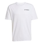 adidas Men's Terrex Multi Climacool T-Shirt, White, L