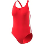 Adidas Fit Suit 3S Swimsuit - Team Colleg Red/White, 36