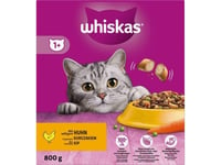 Whiskas Med Utsökt Kyckling - Torrfoder För Kattungar - 800G