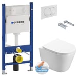 Pack wc Bati-support Geberit wc Swiss Aqua Technologies Infinitio sans bride