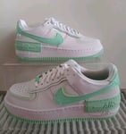 NIKE AIR FORCE 1 SHADOW ,,White / Mint Foam'' SIZE UK 6 EUR 40 (FZ3773 100)