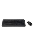 Targus - keyboard and mouse set - combo full size - AZERTY - French - black Input Device - Tastatur & Mus sæt - Fransk - Sort