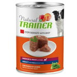 Natural Trainer Medium & Maxi Adult 6 x 400 g - 6 x 400 g oksekød