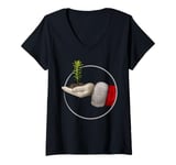 Womens Holiday Tree Conservation V-Neck T-Shirt