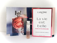 LANCOME PARIS LA VIE EST BELL ROSE EXTRAORDINAIRE 1.2ml EDP FLORAL SAMPLE SPRAY