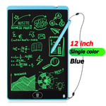 Tablette graphique numérique à écran LCD pour enfants,tableau d'écriture,tablette à dessin,bloc-notes électronique,jouets cadeaux,8.5 pouces,12 pouces - Type Blue 12in Single