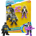 Imaginext Dc Super Friends Batman & Huntress Action Figures New Kids Toy