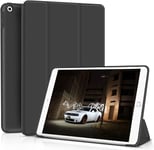 ZOYU Coque Compatible iPad 9ème Génération 2021/ Coque iPad 8ème Génération 2020/iPad 7ème Génération 2019 Coque, Veille/Réveil Automatique Smart Folio Coque Case pour iPad 10.2 Pouces, Noir