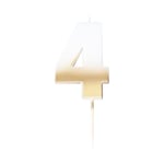 Ginger Ray Gold Ombre 4 Number Birthday Candle Mix it Up