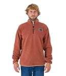 Hurley Table Windchill+ 1/4 Zip Sweatshirt, Zion Rust, XL Homme