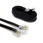 10m RJ11 to RJ11 Cable ADSL BT Broadband Modem Internet DSL Phone Router Lead