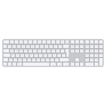 Apple Magic Keyboard med Touch ID och numerisk del till Mac-modeller med Apple-chip (USB‑C) – portugisiskt – vita tangenter