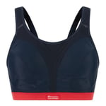 Shock Absorber Active D+ Classic Support Bra - Blå, Komfortabel BH for Løping og Aktivitet