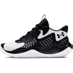 Under Armour Mixte UA Jet '23 Chaussures de Basketball, Black/White/Black, 43 EU