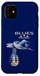 Coque pour iPhone 11 Guitare acoustique Blues Musique