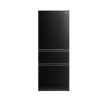 Mitsubishi Large Capacity CX Glass Black Multi Drawer Fridge MRCGX450ERGBKA