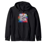 New Years Eve Party Family Matching 2025 Happy New Year 2025 Zip Hoodie