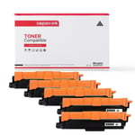 NOPAN-INK - Toners x5 - TN247 (x2) TN 247 (x2) (Noir x2 + Cyan + Magenta + Jaune) - Compatible pour Brother DCP-L3510CDWBrother DCP-L3517CDW Brother DCP-L3550CDW Brother HL-L3210cw Brother HL-L3230CD