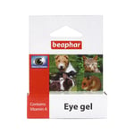 Beaphar Pet Eye Gel Relieves Irritation Cleans Eye Cats Dogs Rabbit Hamster 5ml