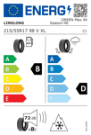 Pneu 4 Saisons LINGLONG G-M AS XL 215/55 R17 98V Premier Prix Tourisme - Réf. 340160
