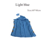 Newborn Baby Swaddle Infant Sleeping Bag Knited Blanket Light Blue