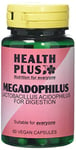 Health Plus Megadophilus 1 Billion + Probiotic Digestive Health Supplement - 60 Capsules