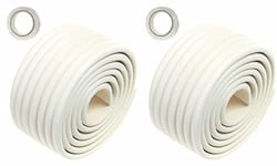 HIMRY Universel Rouleau de Mousse, 400cm x 80mm, Epaissir Mousse Antichoc Sécurité pour Bébé Kits, Enfants sécurité Anti-Crash, Tout Usage sécurité de bébé Protecteur. 2x2m, Off-Blanc, KXD7002