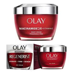 Olay Regenerist Day Cream & Niacinamide 24 + Vitamin E Night Face Cream SET 50ml