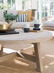 KETTLER Cora Round Garden Coffee Table, FSC-Certified (Acacia Wood), Natural