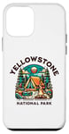 Coque pour iPhone 12 mini Randonnée familiale en plein air dans le parc national de Yellowstone Forest