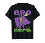 Mademark x Teenage Mutant Ninja Turtles - Donnie Brother of the Birthday Boy Pizza Theme Party T-Shirt