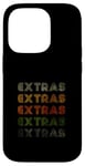 iPhone 14 Pro Love Heart Extras Tee Grunge Vintage Style Black Extras Case