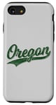 Coque pour iPhone SE (2020) / 7 / 8 Oregon Classic Varsity, style maillot de sport vintage