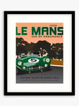 John Lewis Zucarto Art Studios Le Mans 1959 Car Race Framed Print & Mount, 63.5 x 53.5cm, Green/Multi