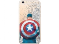 ERT CASE LIQUID GLITTER MARVEL CAPTAIN AMERICA 002 SAMSUNG GALAXY A10E standard