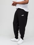 Puma Plus Size Essential Logo Joggers - Black