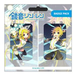 Hatsune Miku (Kagamine Rin/Len) Pin Badge Set (2 pack) (set d)